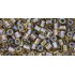 ToHo Hexagon 8/0 (112b) 10 gram Rainbow Topaz Olivine-Lined 281