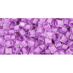 ToHo Hexagon 8/0 (120) 10 gram Inside Color Crystal Wisteria  Lined 935