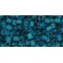 ToHo Hexagon 8/0 (127) 10 gram Transparent-Frosted Teal 7BDF