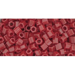 ToHo Hexagon 8/0 (157) 10 gram Opaque Pepper Red 45