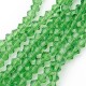 Glas kristal bicone 4mm no 24 appel groen