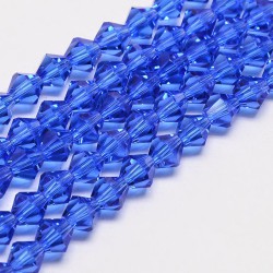 Glas kristal bicone 4mm no 29 blauw