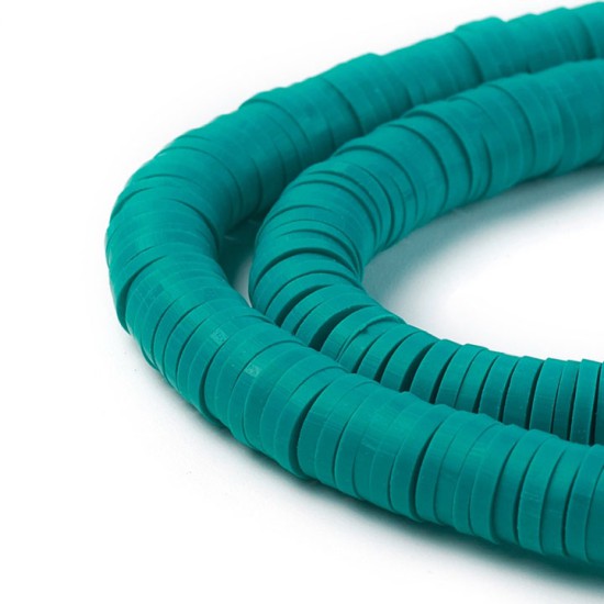 Katsuki kralen 6mm (112) groen turquoise